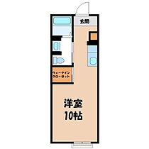 群馬県伊勢崎市柳原町（賃貸アパート1R・1階・27.32㎡） その2