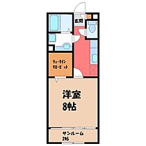 群馬県前橋市下大島町（賃貸アパート1K・1階・33.34㎡） その2