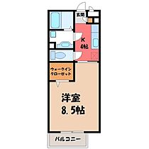 群馬県前橋市上新田町（賃貸アパート1K・2階・30.03㎡） その2