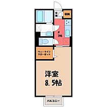 群馬県伊勢崎市中央町（賃貸アパート1K・2階・30.03㎡） その2