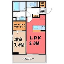 群馬県前橋市南町3丁目（賃貸アパート1LDK・2階・33.70㎡） その1