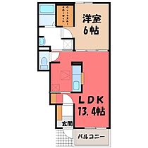 群馬県伊勢崎市境女塚（賃貸アパート1LDK・1階・45.09㎡） その2