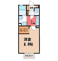 茨城県古河市長谷町（賃貸アパート1K・2階・30.03㎡） その2