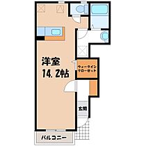 群馬県伊勢崎市ひろせ町（賃貸アパート1R・1階・35.98㎡） その2