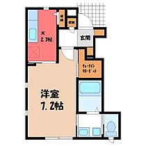 群馬県伊勢崎市連取町（賃貸アパート1K・1階・27.72㎡） その1