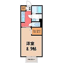 群馬県伊勢崎市境女塚（賃貸アパート1K・1階・30.03㎡） その2