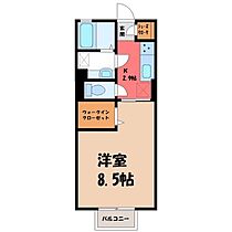 茨城県古河市大堤（賃貸アパート1K・2階・30.27㎡） その2