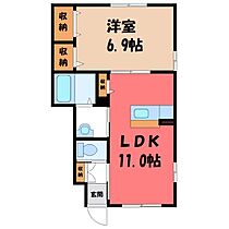 群馬県伊勢崎市連取町（賃貸アパート1LDK・1階・42.25㎡） その2