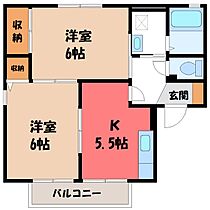 群馬県前橋市下新田町（賃貸アパート2K・2階・41.92㎡） その2