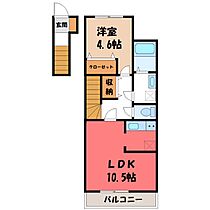 群馬県前橋市朝倉町1丁目（賃貸アパート1LDK・2階・42.64㎡） その2