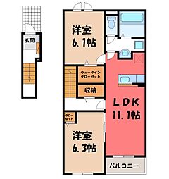 高崎線 高崎駅 バス31分 坂井団地入口下車 徒歩8分