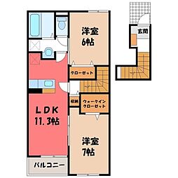 東北本線 栗橋駅 バス13分 中田八幡前下車 徒歩4分
