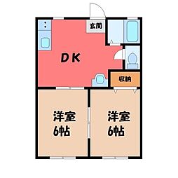 🉐敷金礼金0円！🉐東武伊勢崎線 新伊勢崎駅 バス9分 茂呂…