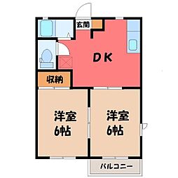 東武伊勢崎線 伊勢崎駅 バス18分 西部モール下車 徒歩13分