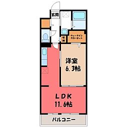 東武伊勢崎線 新伊勢崎駅 徒歩17分 2階/-