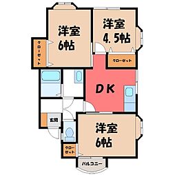 JR両毛線 伊勢崎駅 徒歩29分の賃貸アパート