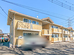 東武伊勢崎線 境町駅 バス3分 北米岡会館下車 徒歩10分の賃貸アパート