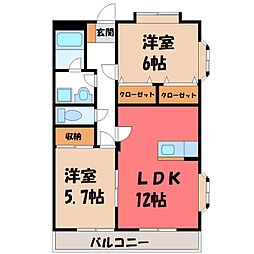 🉐敷金礼金0円！🉐両毛線 伊勢崎駅 徒歩19分