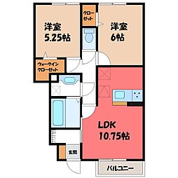 JR両毛線 国定駅 4.2km