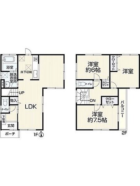間取りを拡大表示