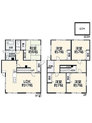 岡山市東区東平島1036-26 5LDKの間取り