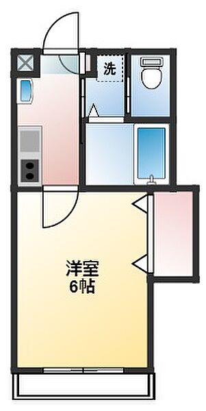 クローバーコート大久保 ｜千葉県習志野市本大久保4丁目(賃貸アパート1K・1階・19.98㎡)の写真 その2