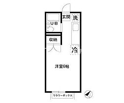 エステートピアえるむ 206 ｜ 千葉県船橋市三山3丁目（賃貸アパート1R・2階・18.63㎡） その2