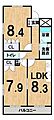 お部屋の間取り...