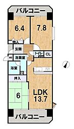 間取図画像 3LDK