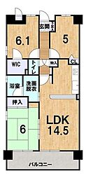 フォレスト白子 3LDKの間取図画像