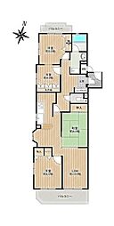 グローリアス東刈谷壱番館 4LDKの間取図画像