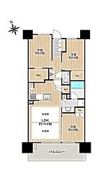 間取図画像 3SLK