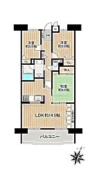 レインボー刈谷 3LDKの間取図画像