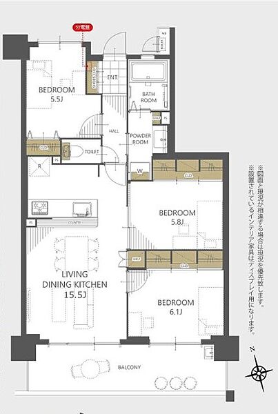 間取りを拡大表示