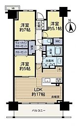 間取図画像 3LDK