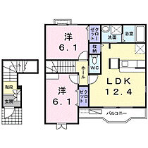 プリマヴェ－ラ　Ｂ 203 ｜ 愛知県新城市野田字西町屋敷10番地（賃貸アパート2LDK・2階・59.09㎡） その2