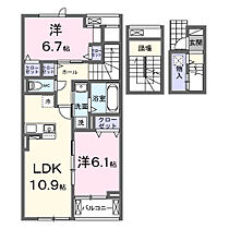 エバー・ピークスI 303 ｜ 愛知県豊川市西豊町3丁目86（賃貸アパート2LDK・3階・66.02㎡） その2