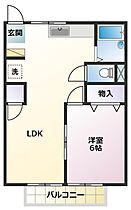 レスカール二本松 106 ｜ 愛知県豊橋市草間町字二本松65-1（賃貸アパート1LDK・1階・40.00㎡） その2