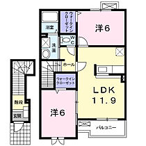 ベルソレイユ 203 ｜ 愛知県豊川市御津町下佐脇鎌田37番地2（賃貸アパート2LDK・2階・58.80㎡） その2