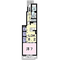 プリムローズ谷川Ｂ 102 ｜ 愛知県豊川市谷川町洞192番地（賃貸アパート1LDK・1階・40.03㎡） その2