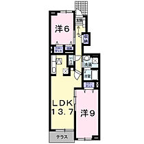 エスティーム 105 ｜ 愛知県新城市石田字東末旨8番地5（賃貸アパート2LDK・1階・65.34㎡） その2