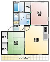 レガーロ寿里B 201 ｜ 愛知県豊橋市大村町字山所73-2（賃貸アパート2LDK・2階・49.81㎡） その2