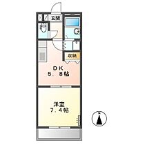 サンヒルズマキノ  ｜ 愛知県豊橋市山田一番町（賃貸アパート1DK・1階・30.90㎡） その2