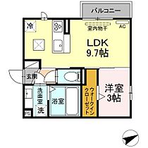 プランドールＸI 101 ｜ 愛知県豊橋市向草間町字向郷33-10（賃貸アパート1LDK・1階・32.77㎡） その2