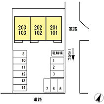 エレガンス三本木 203 ｜ 愛知県豊橋市三本木町字新三本木67-1（賃貸アパート2LDK・2階・53.19㎡） その15