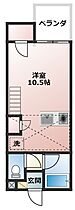 セザンヌ牛久保 203 ｜ 愛知県豊川市牛久保駅通4丁目9-1（賃貸アパート1K・2階・25.77㎡） その2