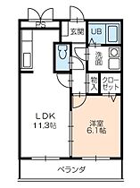 桜ヶ丘LUCK　HILL 305 ｜ 愛知県豊川市桜ケ丘町20（賃貸マンション1LDK・3階・45.00㎡） その2