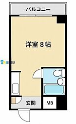 コア東堀 ワンルームの間取図画像