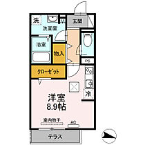 フレッチェ・ボスコII 101 ｜ 広島県福山市船町7-13（賃貸アパート1R・1階・30.20㎡） その1