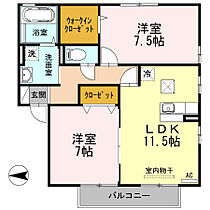 フォレストコート B棟 102 ｜ 広島県福山市神辺町大字川南998-1（賃貸アパート2LDK・1階・62.91㎡） その2